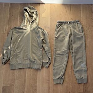 Zara Taupe Hoodie & Matching Joggers